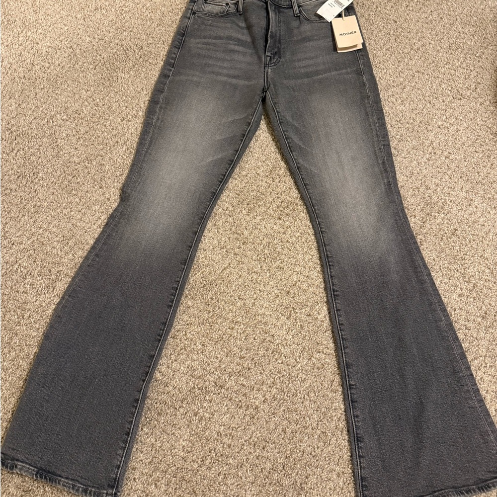 MOTHER Gray Flare Jeans - Subtle Fade